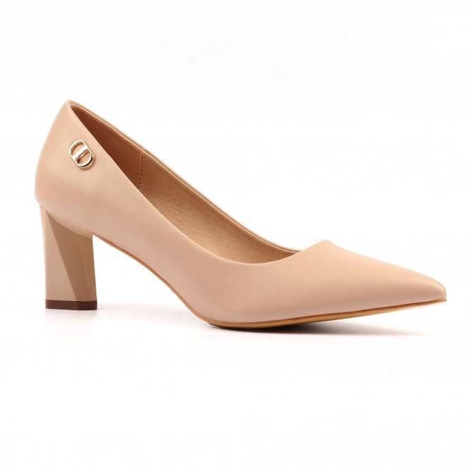 Lunar Phoebe Beige Court Shoe