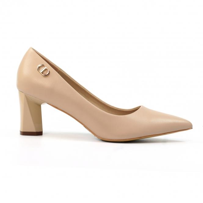 lunar Phoebe Beige Court Shoe