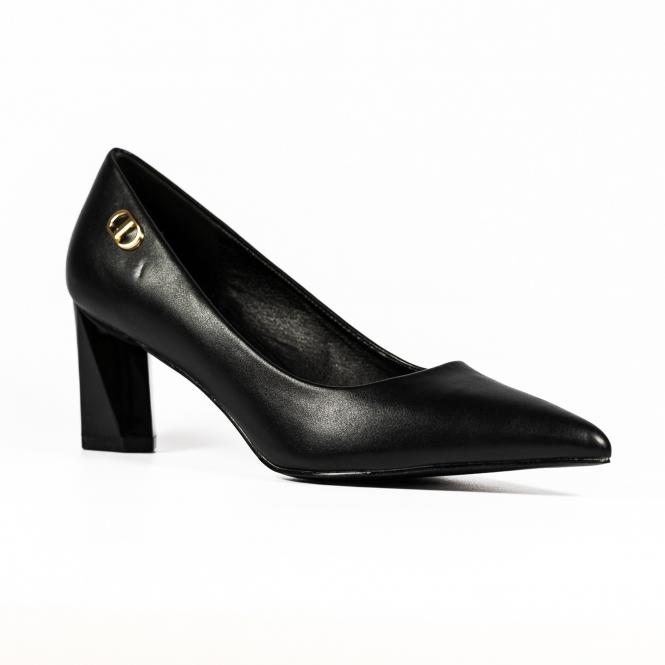 Lunar Phoebe Black Court Shoe