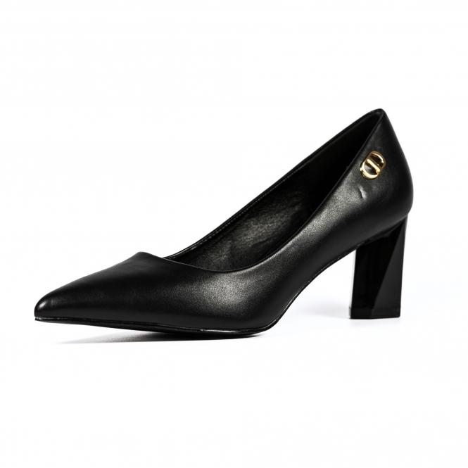 Lunar Phoebe Black Court Shoe