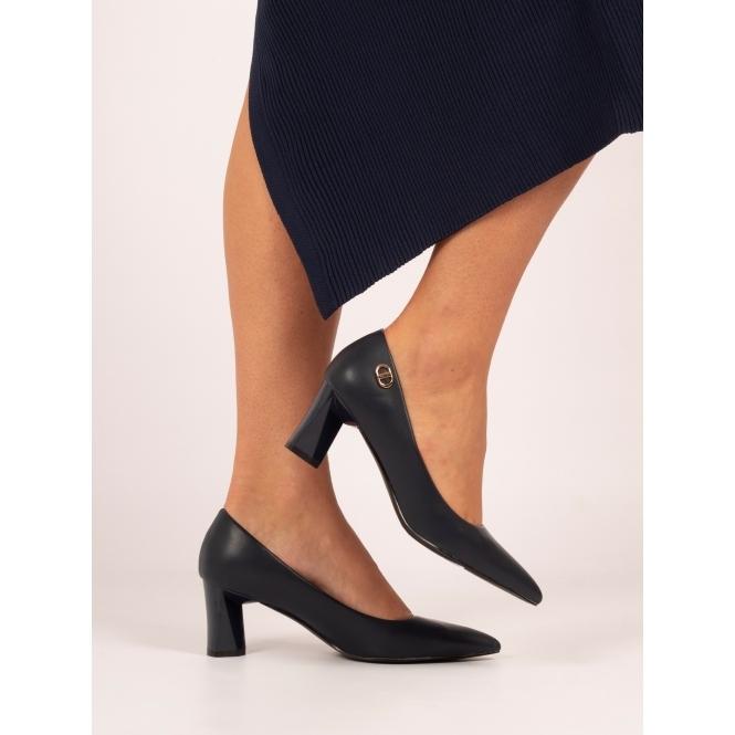 Lunar Phoebe Navy Court Shoe