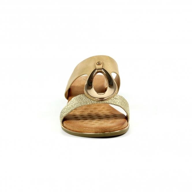 Lunar Porto Beige Wedge Sandal