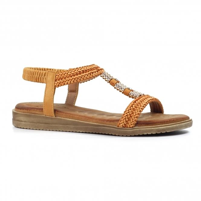 Lunar Portofino Camel Sandal