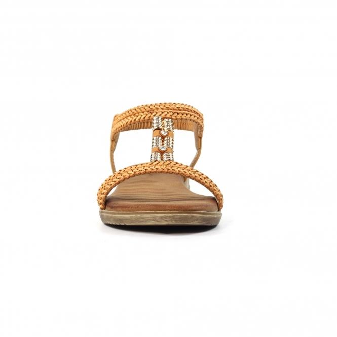 Lunar Portofino Camel Sandal