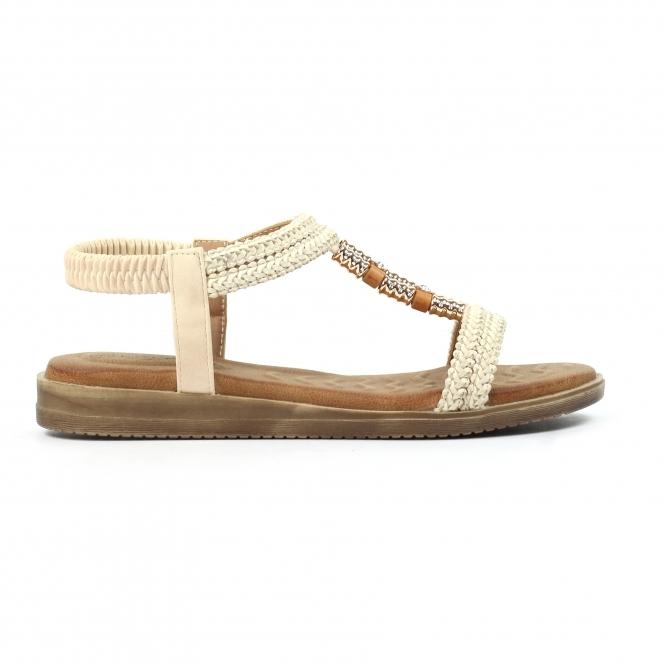 lunar Portofino White Sandal