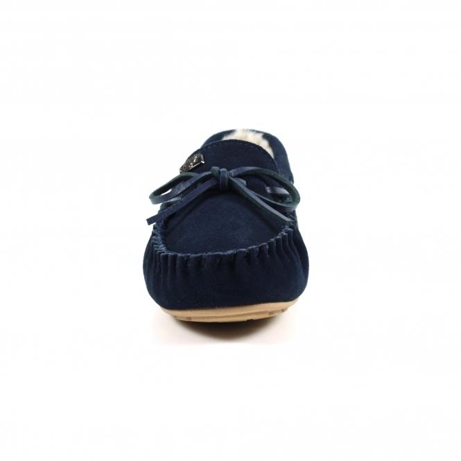 Lunar Portree Navy Slipper