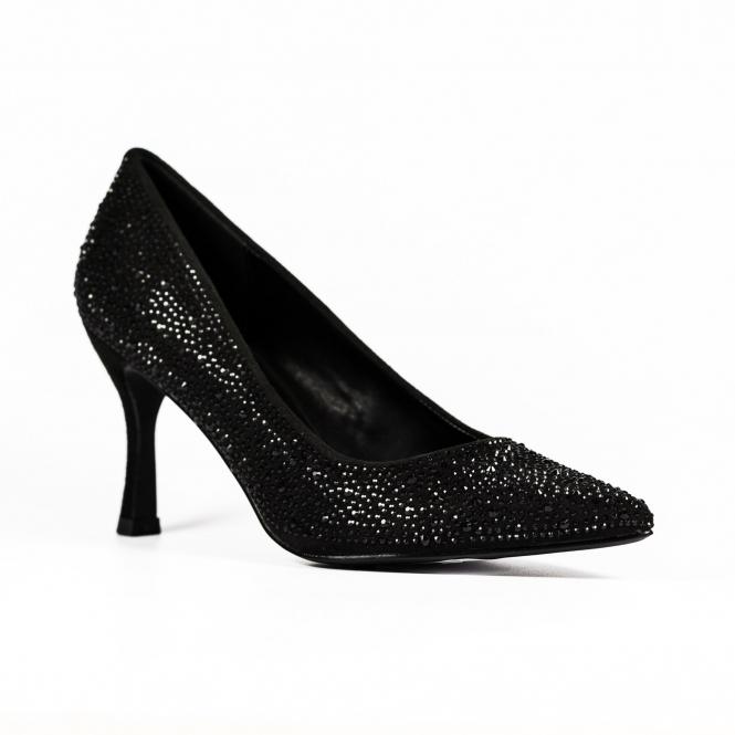 Lunar Renata Black Court Shoe