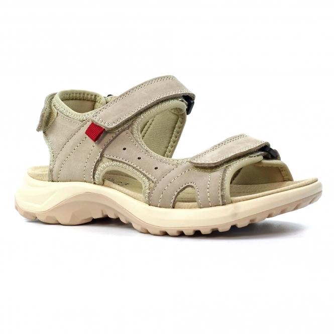 Lunar Riviera Beige Leather Sandal