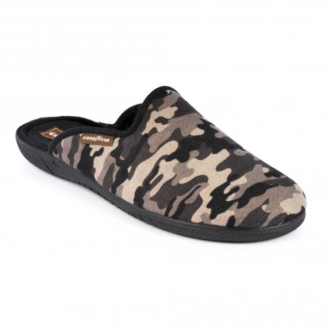 Lunar Rocky Black Mule Slipper