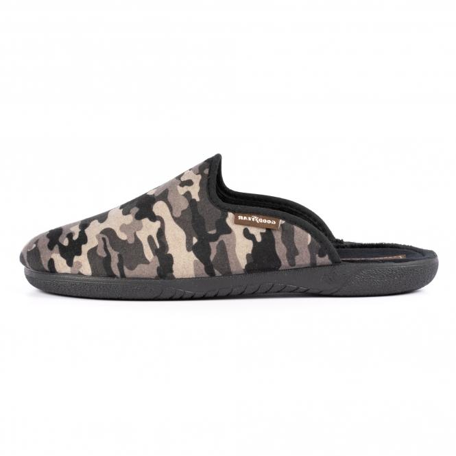 Lunar Rocky Black Mule Slipper