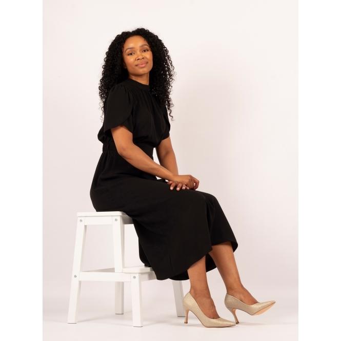 Lunar Romance Gold Court Shoe