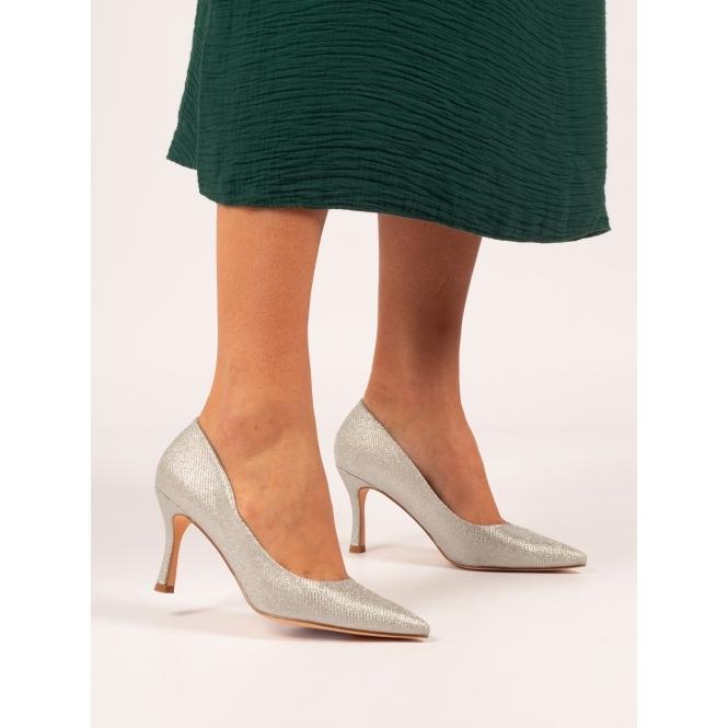 Lunar Romance Silver Court Shoe