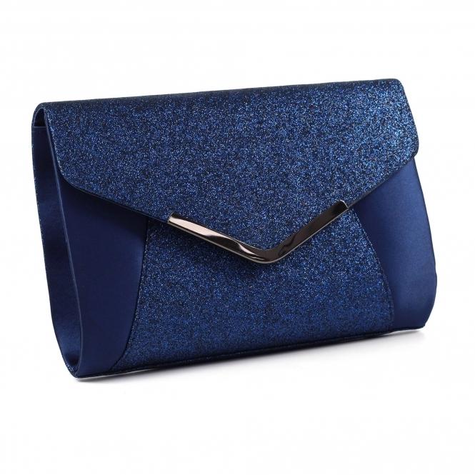 Lunar Rowena Navy Clutch Bag