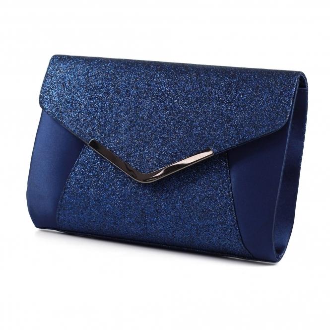 Lunar Rowena Navy Clutch Bag