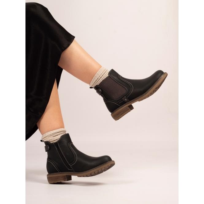 Lunar Roxie III Black Ankle Boot
