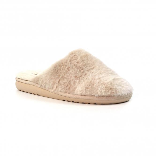 Lunar Salla Beige Mule Slipper