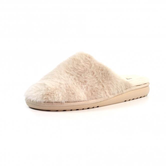 Lunar Salla Beige Mule Slipper