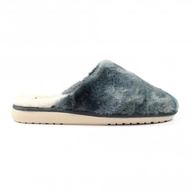 lunar Salla Grey Mule Slipper