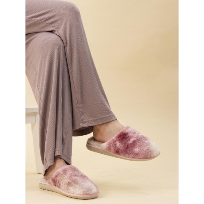lunar Salla Pink Mule Slipper