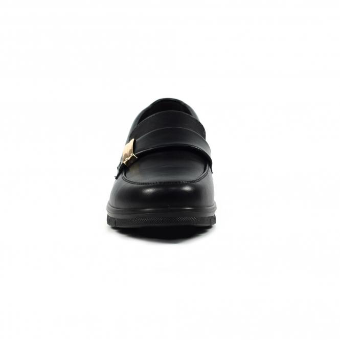 Lunar Salma Black Wedge Shoe