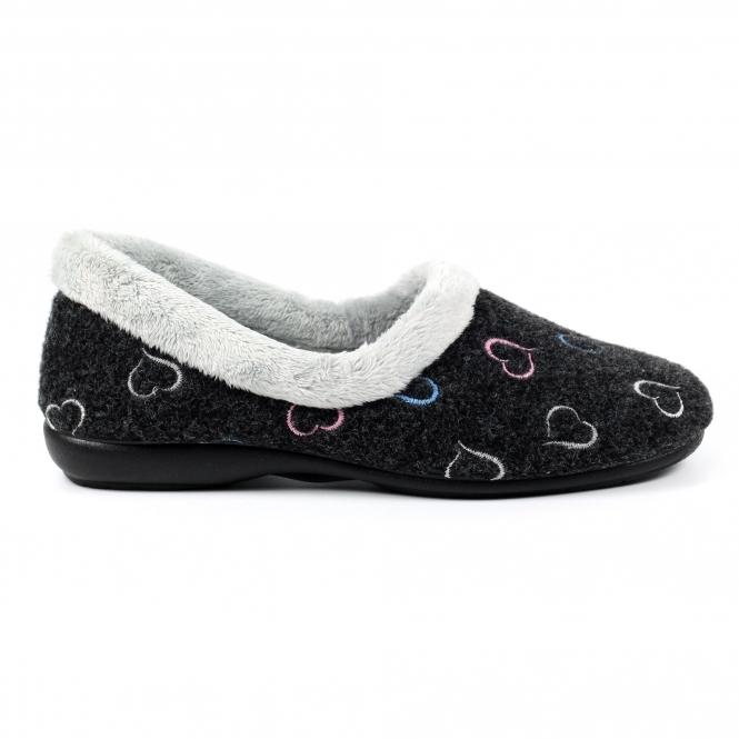 lunar Sandino Black Slipper