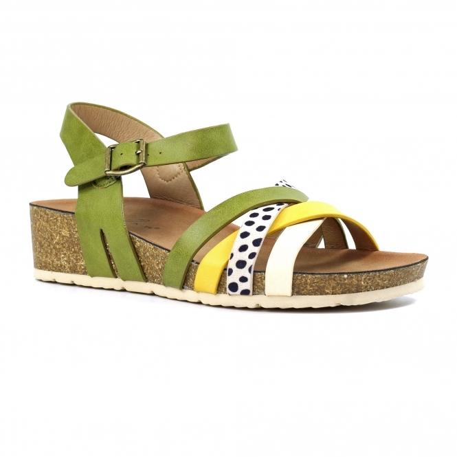 Lunar Selina Green Sandal