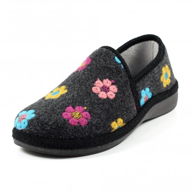 Lunar Sepal Black Slipper