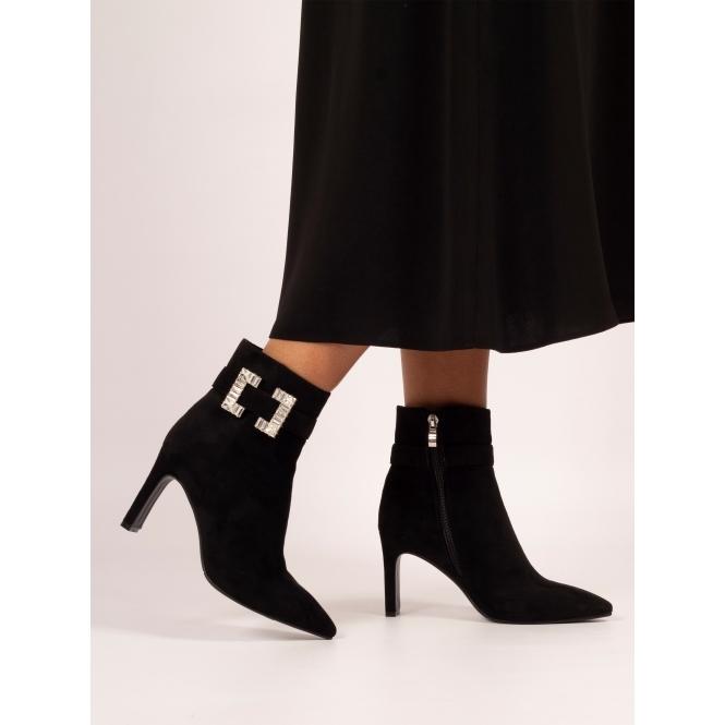 Lunar Shannon Black Ankle Boot