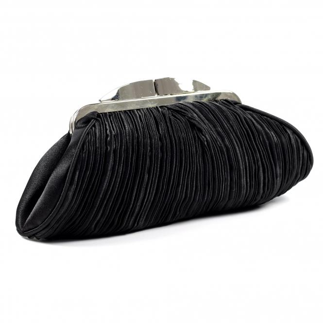 Lunar Sienna II Black Clutch Bag
