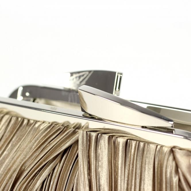 Lunar Sienna II Champagne Clutch Bag