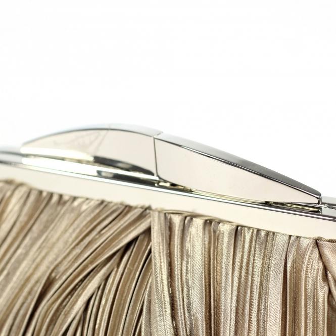 Lunar Sienna II Champagne Clutch Bag