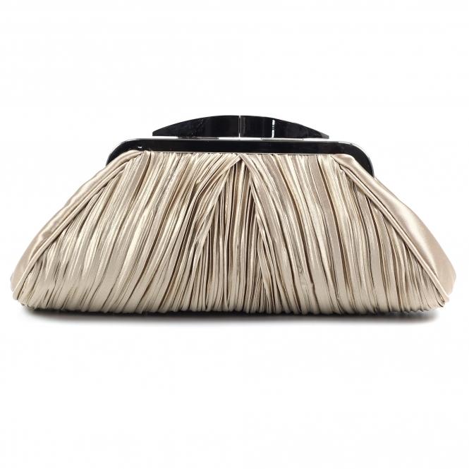 lunar Sienna II Champagne Clutch Bag