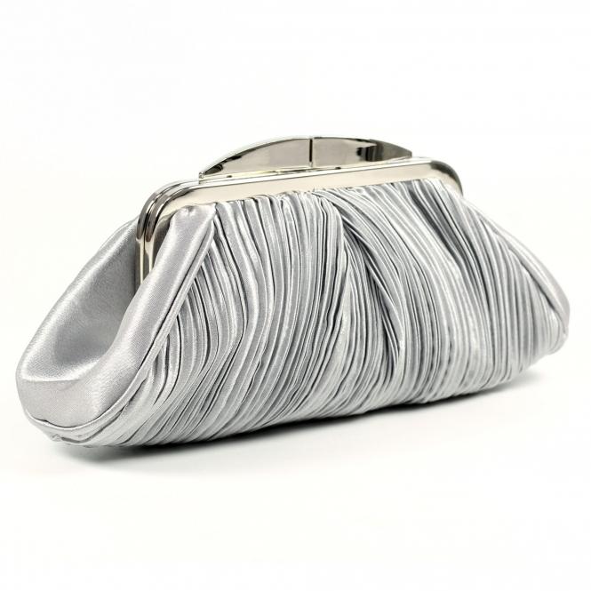 Lunar Sienna II Light Grey Clutch Bag