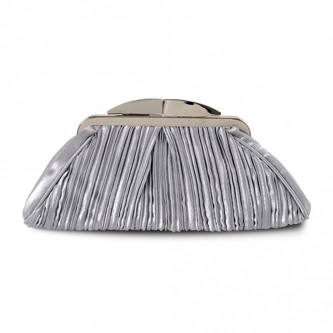 lunar Sienna II Light Grey Clutch Bag