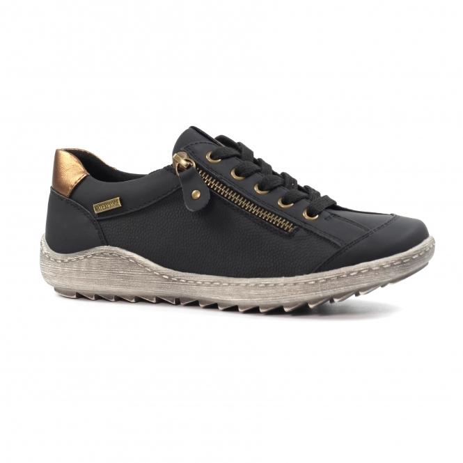Lunar Sloan Black Waterproof Trainer