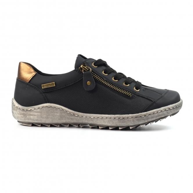 lunar Sloan Black Waterproof Trainer