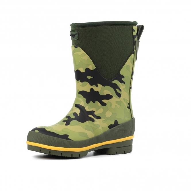 Lunar Splash Camo Junior Wellington