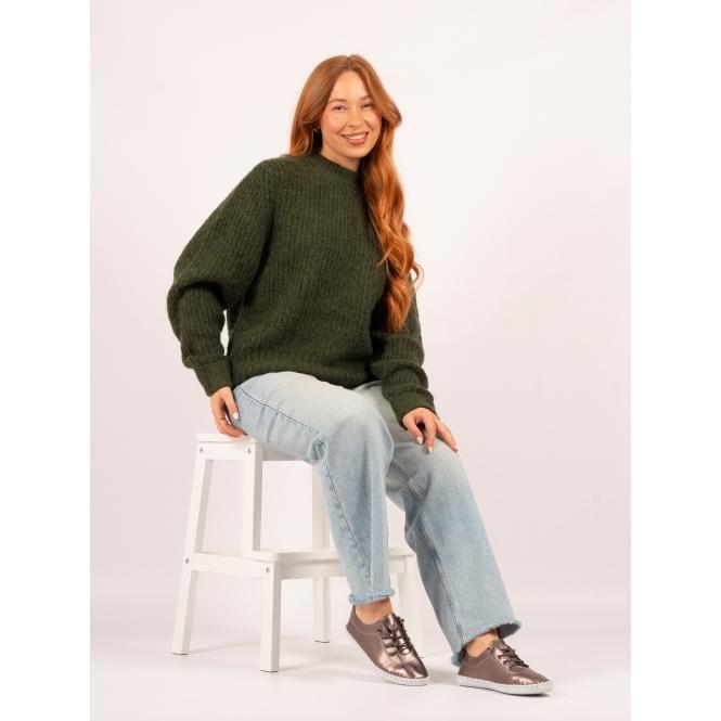 Lunar St. Ives Metallic Pewter Plimsoll