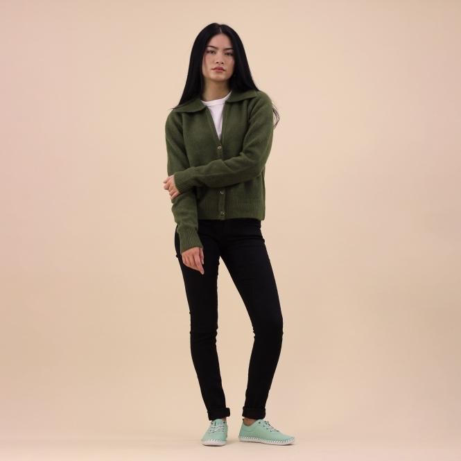 Lunar St. Ives Mint Leather Plimsoll