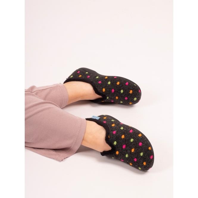 Lunar Studio Black Full Slipper