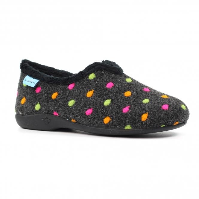 Lunar Studio Black Full Slipper
