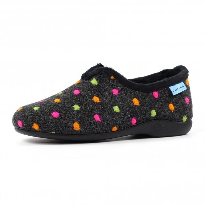 Lunar Studio Black Full Slipper