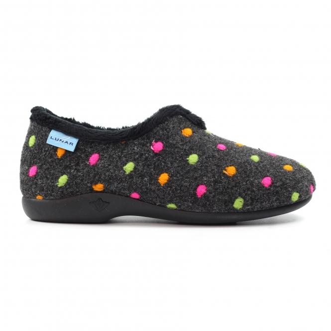 lunar Studio Black Full Slipper