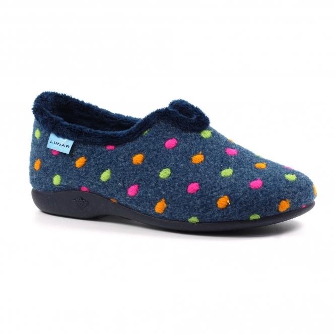 Lunar Studio Navy Full Slipper