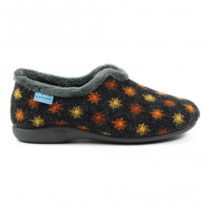 lunar Sundance Black Slipper