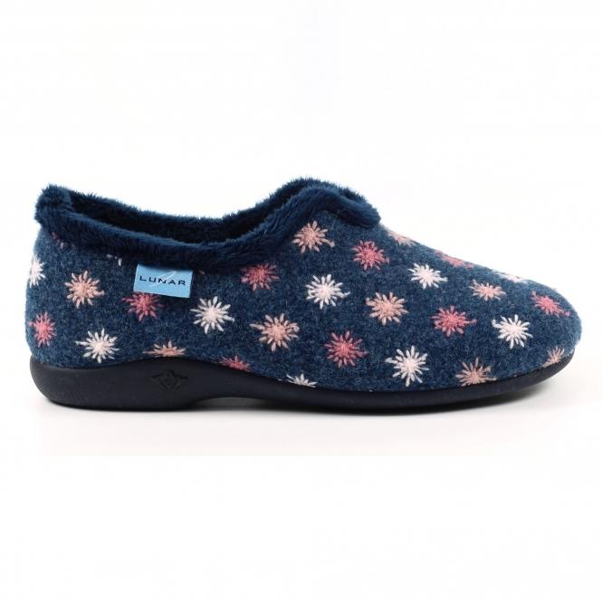 lunar Sundance Navy Slipper