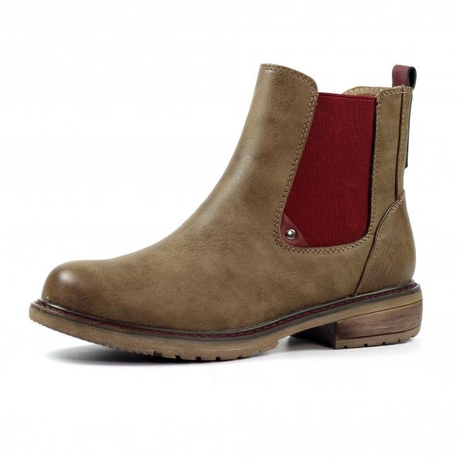 Lunar Suvi Taupe Ankle Boot