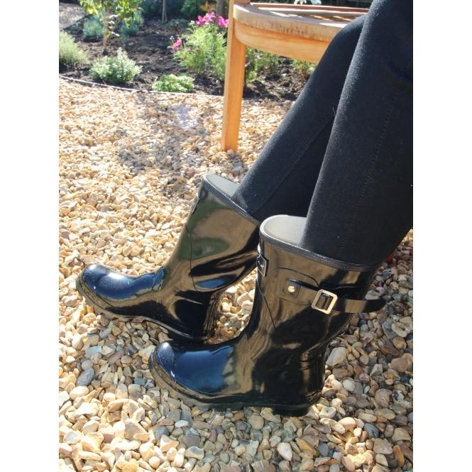 Lunar Sweden Black Mid-Calf Wellington