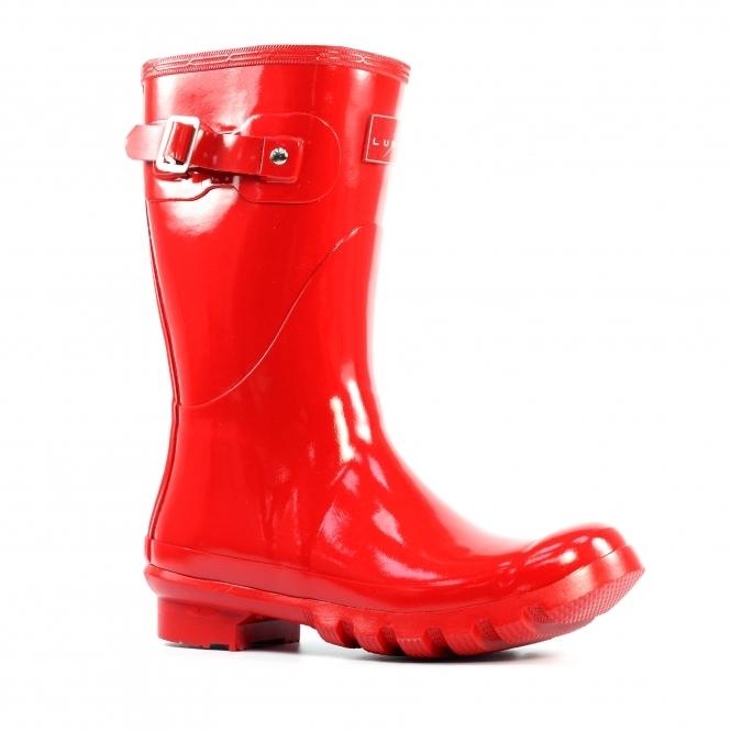 Lunar Sweden Red Mid-Calf Wellington