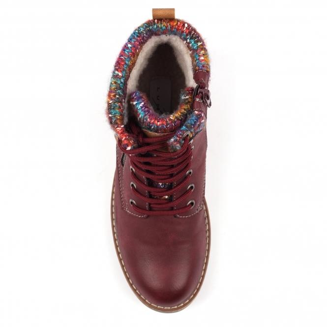 Lunar Tabasco Burgundy Waterproof Boot